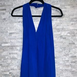 Drew Blue Low Back Multi Wear Tank Top XS
